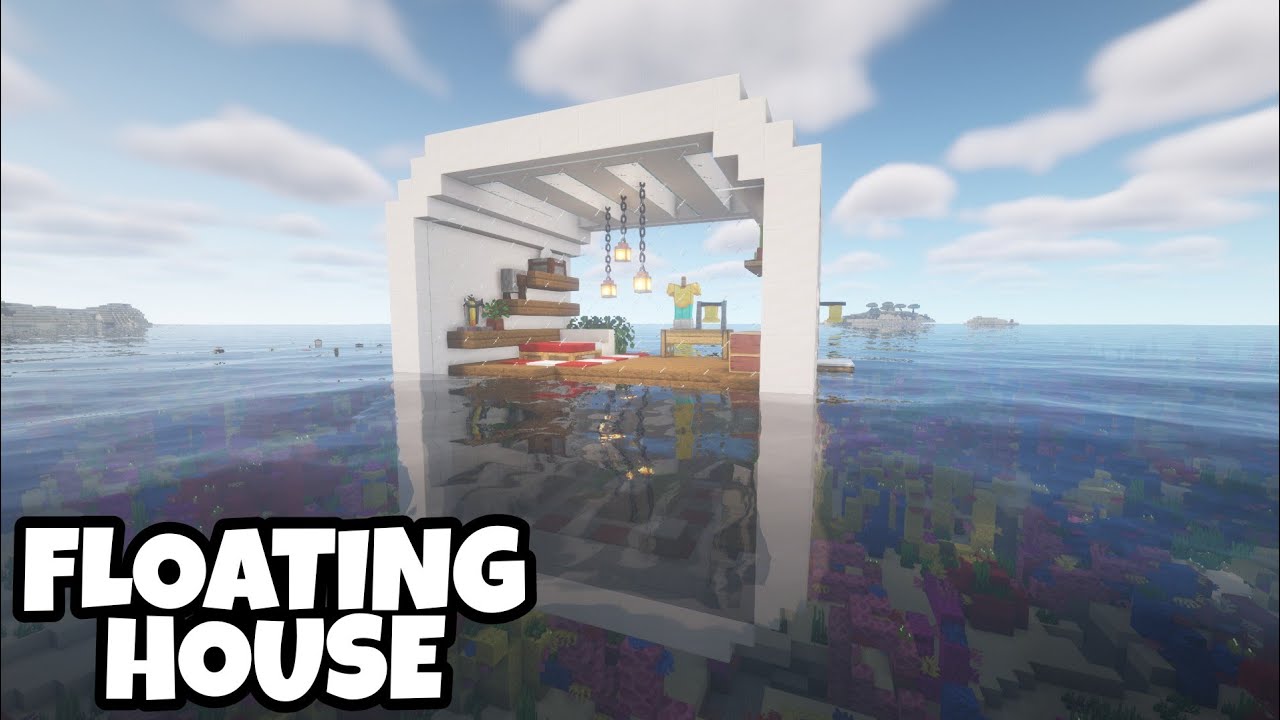 floating house minecraft