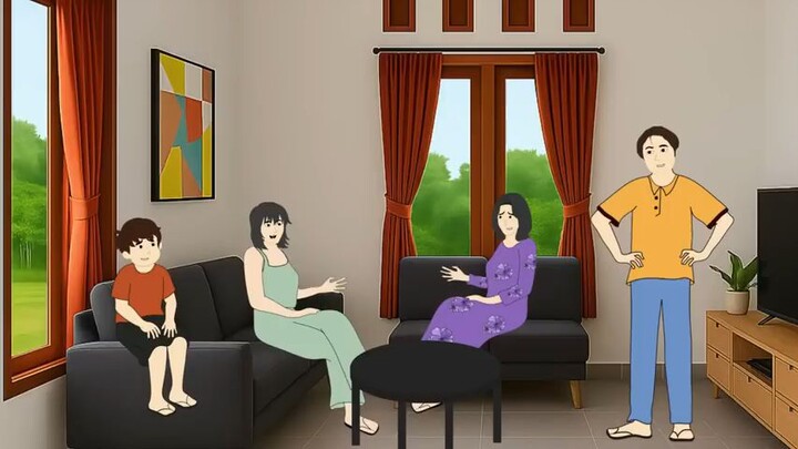AZAB IBU IBU GAK TAU DIRI NGOMONGNYA MAU SILATURAHMI PADAHAL CUMA MAU MAKANAN GRATIS || ANIMASI AZAB