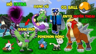 MINECRAFT PIXELMON #11 | BẮT ĐƯỢC POKEMON HUYỀN THOẠI ENTEI VÀ KHÁM PHÁ SỨC MẠNH THẬT CỦA GS BALL