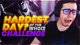 HARDEST DAY OF THE WHOLE CHALLENGE??? - Rank 1 or $5k Challenge [Day 3] | TFBlade