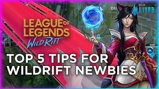 Top 5 Tips Wild Rift Newbies Should Know | Liyab Esports