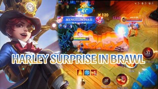 HARLEY SURPRISE IN BRAWL