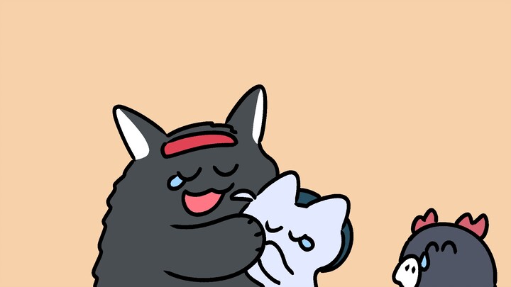 Huang Da Cat menemukan kucing keluarganya