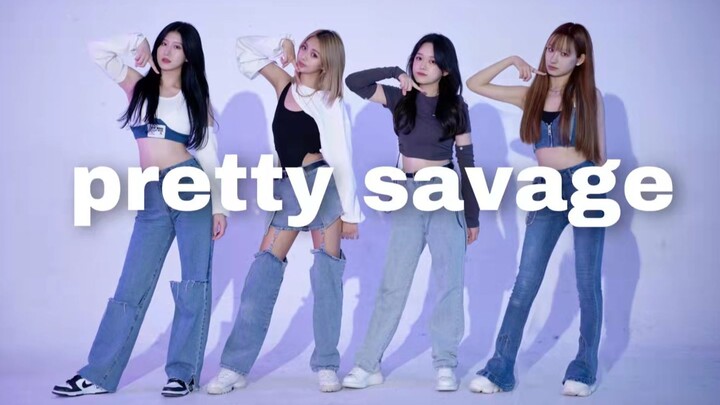 BLACKPINK-Pretty Savage 4K版舞蹈翻跳