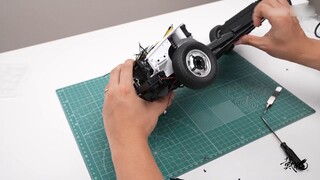 [Completeness 45%] Catch shrimps without leaving home! Engine assembly completed DeAGOSTINI 1/8 AE86