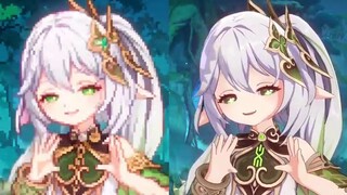 Bạn thích cái nào hơn, kiểu pixel của Nasida hay kết xuất ba chiều?