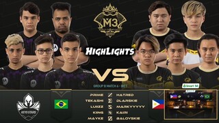 ONIC PH🇵🇭 vs 🇧🇷KEYD STARS | M3 Group Stage Day 2 | MLBB World Championship 2021 | Singapore | MLBB