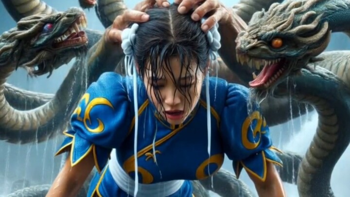 Chun-Li live-action version of the defeat