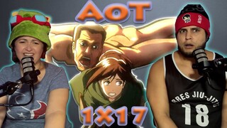 Attack on Titan Reaction | 1x17 The Female Titan