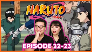 SASUKE VS ROCK LEE ROUND 1 | Naruto Couples Reaction Episode 22 & 23
