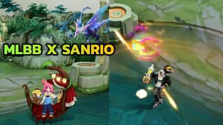 MLBB X SANRIO | ANGELA HELLO KITTY SKIN || CLAUDE BADZ BADTZ MARU |CHANG'E POMPOMPURIN , CHINAMOROLL