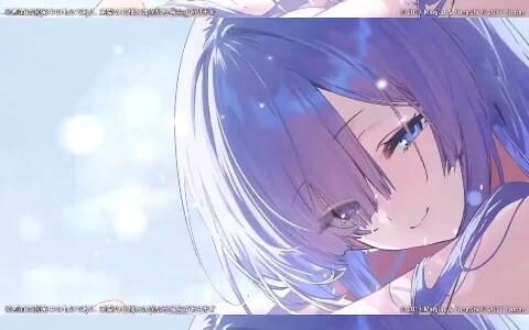 With such a pure expression, this ship girl must be a sweet and innocent one.