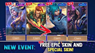 NEW EVENT 2023! FREE EPIC SKIN AND SPECIAL SKIN + MORE REWARDS! (CLAIM FREE!) | MOBILE LEGENDS 2023