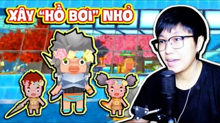 ĐÓN &quot;GIA ĐÌNH ĐÓT&quot; - XÂY &quot;HỒ BƠI&quot; NHỎ - Mini World Sinh Tồn | Tập 35 | Sheep