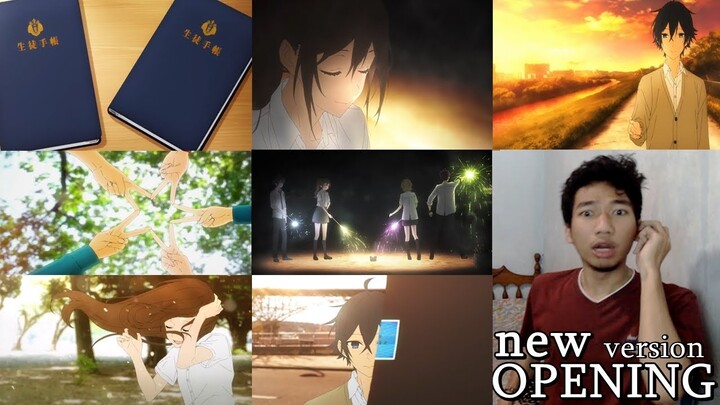 HORIMIYA OPENING V2 BLIND REACTION INDONESIA