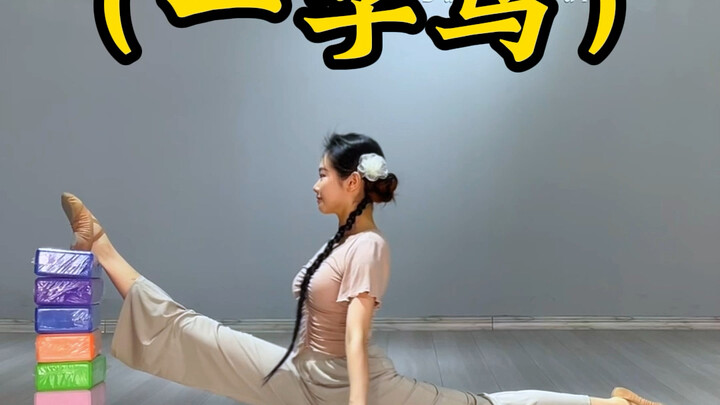 想练一字马的姐妹们看过来啦！快来挑战！#成人零基础舞蹈 #居家锻炼 #基本功 #舞蹈