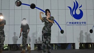 Kinerja pelatihan militer Sekolah Kejuruan Konstruksi Perkotaan Guangzhou
