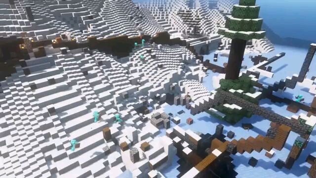 1000 players playing Minecraft with different races.