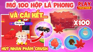 PLAY TOGETHER | KHU VỰC CÓ NHIỀU LÁ PHONG , MỞ 100 HỘP LÁ PHONG SĂN SIÊU XE MUI TRẦN  | TOP1BABY