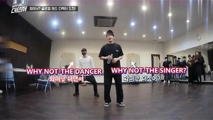 Eunhyuk focuses intently on practicing dance, while the mischievous Donghae deliberately tries to di