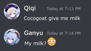 Qiqi uses discord but...