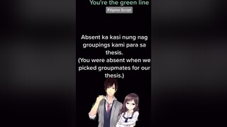 DUET ME: YOU'RE THE GREEN LINE. POV: You're grouped with your annoying friend. fyp duet pov voiceac