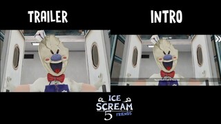 Ice Scream 5: Friends | Trailer VS Intro (Comparison)