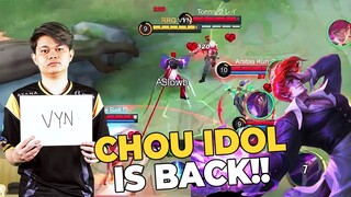 AKHIRNYA MAIN CHOU LAGI DIRANKED. TEST SKILL MAIN CHOU FT @rrq_clayyy  MLBB