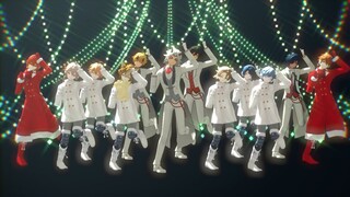 【MMD原神Genshin Impact】メンズ12人で好き！雪！本気マジック【トーマ/万葉/タルタリヤ/鍾離/アルベド/ディルック/ガイア/行秋/重雲/アルベド/一斗/空】