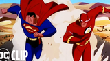 Superman Races The Flash Clip - Superman The Animated Series กระแสตรง