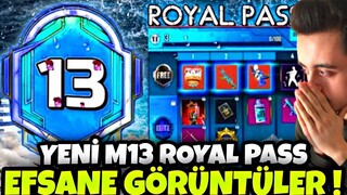 YENİ M13 ROYAL PASS EFSANE GÖRÜNTÜLER !! M13 RP 1-50 ÖDÜLLERİ !! M13 ROYAL PASS PUBG MOBİLE