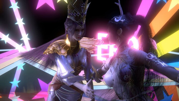 4K  MMD  VAM  双人舞  斗罗大陆  比比东and小舞   带来优雅且有危险的派对   第七魂技   束缚