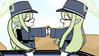 【碧蓝档案】可爱的铁道双子（作者：油管@haeanji）