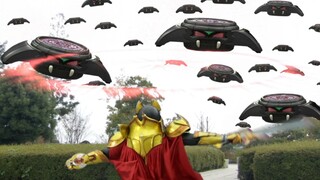 Moon Rider fights the mother Saga Snake. Wolf Uncle, Basha and Dega are all sealed into statues by t
