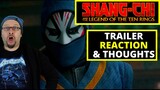 Shang-Chi and the Legend of the Ten Rings Teaser Trailer REACTION and THOUGHTS