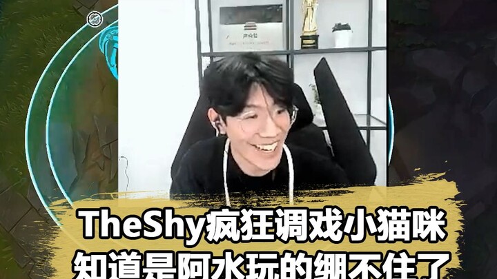 Theshy hilariously teased a little kitten, then burst out laughing when he realized it was Xiaohu!