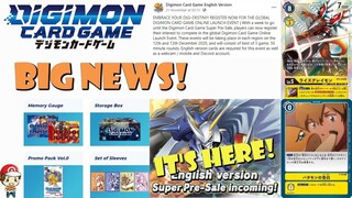 Big Digimon TCG News - Webcam Tournament Update, New Promos, Release Date is Here!