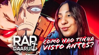 (MANOOOO!!!) 3 EM 1 DAARUI - Rap do Katakuri, Sanji & Zoro (One Piece) REACT