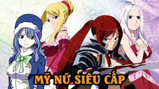 Nữ Nhân Tài Sắc | Top 10 Nữ Pháp Sư Xinh Đẹp Và Mạnh Mẽ Trong Hội Fairy Tail