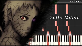 Naruto Shippūden OST - Zutto Miteta (Synthesia)