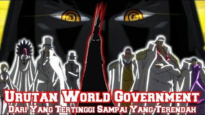 Inilah Tingkatan World Government Dari Yang Tertinggi Sampai Yang Terendah (Teori One Piece)