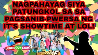 UMALIS NA KAPAMILYA CELEBRITY NAGPAHAYAG NG PATUNGKOL SA SA PAGSANIB-PWERSA NG IT'S SHOWTIME AT LOL!