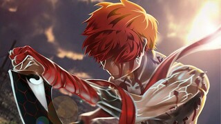 Sebagai pedang, darahku seperti hati baja, seperti gelas kaca. Aku adalah pedang. Shirou Emiya