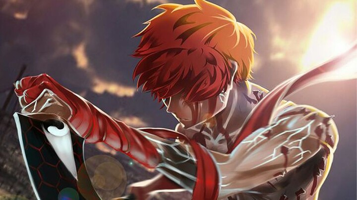 Sebagai pedang, darahku seperti hati baja, seperti gelas kaca. Aku adalah pedang. Shirou Emiya