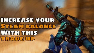 INCREASE your STEAM BALANCE with this PROFITABLE TRADE UP | elsu