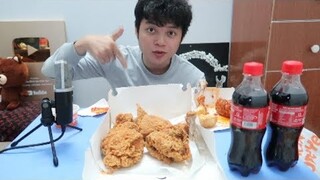 ĂN GÀ RÁN TẮM NƯỚC MẮM POPEYES || ĐẶT CẢ THẾ GIỚI || VŨ LIZ TV