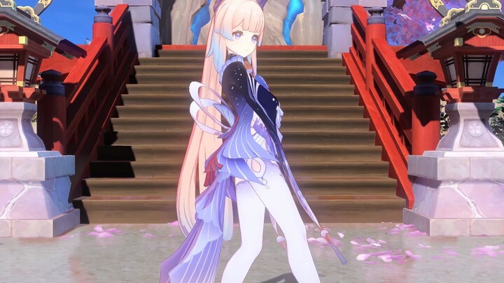 Mermaid wagging her tail