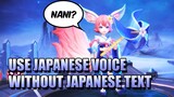 USE JAPANESE VOICE OVERS WITHOUT CHANGING LANGUAGE 🇯🇵