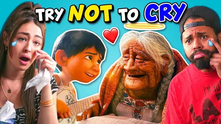 Adults React To Try Not To Cry Challenge | Saddest Animations