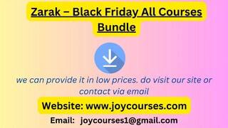 Zarak – Black Friday All Courses Bundle